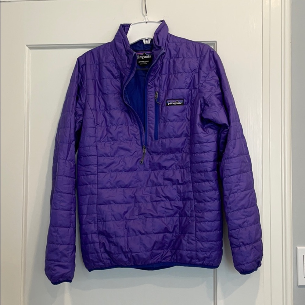 Patagonia 1/4 zip Nano Puff jacket